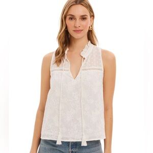 ALLISON NY EMBROIDERED ELOISE TANK
